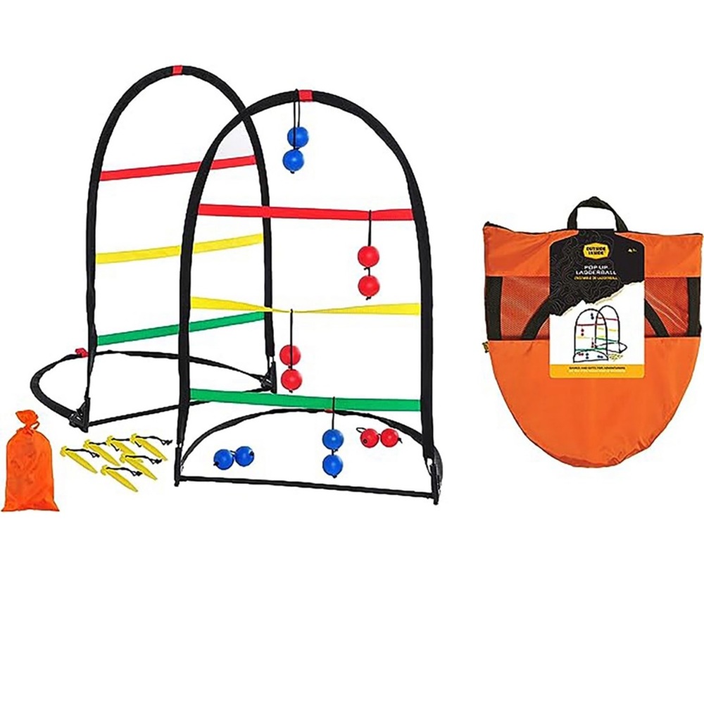 New Pop Up Outdoor Ladder Ball Game Set $65